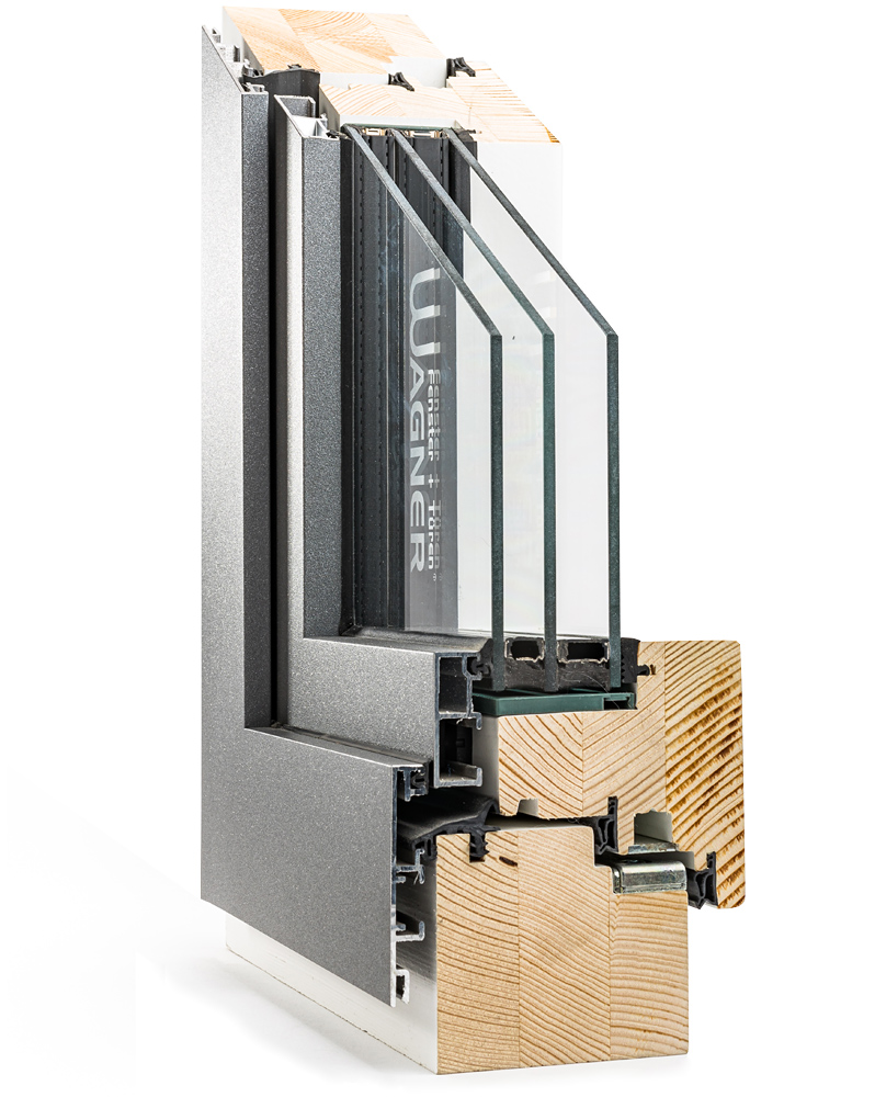 Holz-Aluminium Profil Holz-Aluminium Profil